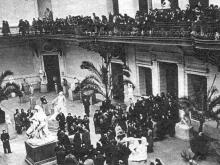 Ceremonia de inauguración septiembre de 1910.
